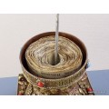 Moulin à prières bouddhiste sur socle pièce unique Moulins à Prières tibétains NMAP12.1