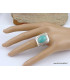 Bague TOUAREG en TURQUOISE T 59 63 Bijoux ethniques Touareg TOUA52