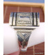 Bague Touareg argent forme dôme T 59 Bijoux ethniques Touareg TOUA76