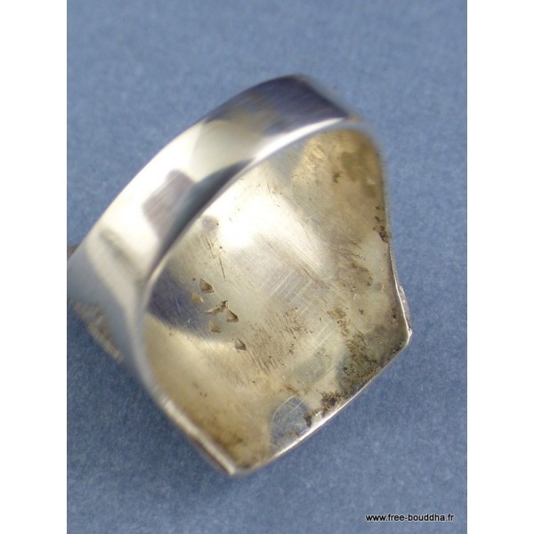 Bague Touareg triangulaire T 57 Bijoux ethniques Touareg TOUA77