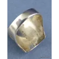 Bague Touareg triangulaire T 55/56 - Argent 925 - Bagues pierres naturelles