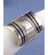 Bijou Bague Touareg argent ébène T 59 Bijoux ethniques Touareg TOUA80