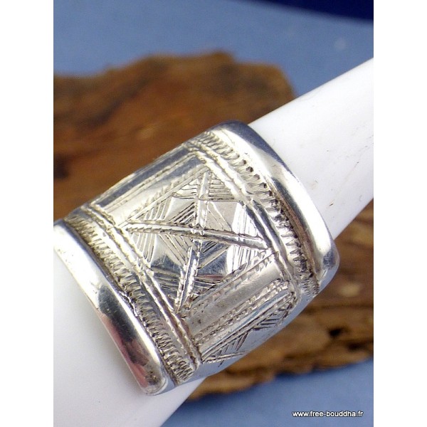 Bague bijou Touareg en argent T 58 Bijoux ethniques Touareg TOUA82