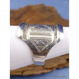 Bague bijou Touareg en argent T 58 Bijoux ethniques Touareg TOUA82