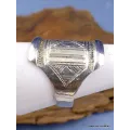 Bague bijou Touareg en argent T 58 - Bagues pierres naturelles