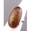Jaspe Noreena bague ovale T 59 Bagues pierres naturelles UV100.5