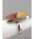 Bague argent JASPE MOKAITE T 53 Bagues pierres naturelles VK34.1