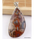 Pendentif goutte AGATE TUBULAIRE Pendentifs pierres naturelles VK52