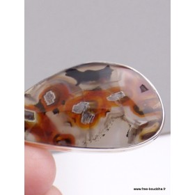 Pendentif goutte AGATE TUBULAIRE Pendentifs pierres naturelles VK52