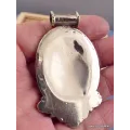 Pendentif tibétain Om et mantra de Chenrezi - Pendentifs tibétains bouddhistes
