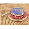 Pendentif tibétain Bouddha en méditation Bijoux tibetains bouddhistes FC7