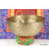 Bol tibétain ancien à double fond 20,5 cm Bols tibétains 7 métaux BOLDF58