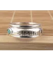 Bague tibétaine Tournante mantra bouddhiste - Bagues tibétaines bouddhistes