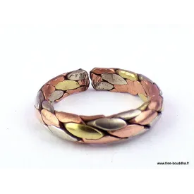 Anneau en cuivre et laiton, T 59 à 65 - Bijoux en Cuivre