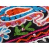 Pashmina noir brodé fils et perles Nos Châles LJ29