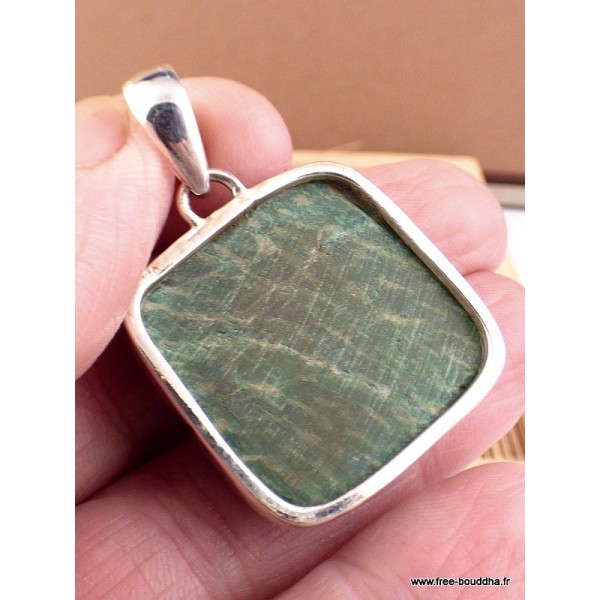 Pendentif Amazonite carré Pendentifs pierres naturelles TA23.4