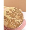 Pendentif rond en Psilomelane Pendentifs pierres naturelles WL16