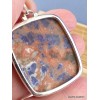 Grand pendentif Sodalite orange carré Pendentifs pierres naturelles WL29.1