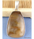 Pendentif Goutte en Bois pétrifié Pendentifs pierres naturelles k15