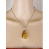 Bijou pendentif Bois Pétrifié Pendentifs pierres naturelles k15.1