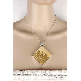 Pendentif Psilomelane losange Pendentifs pierres naturelles TA5.5