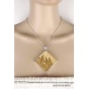 Pendentif Psilomelane losange Pendentifs pierres naturelles TA5.5