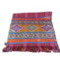 Châle de lama bouddhiste en coton et soie Grand Châle népalais 100 x 200 cm CHAB2