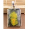 Pendentif Jaspe Bourdon jaune noir Pendentifs pierres naturelles DA60