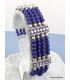 Bracelet tibétain imitation de Lapis Lazuli Bracelets tibétains bouddhistes BRETH12