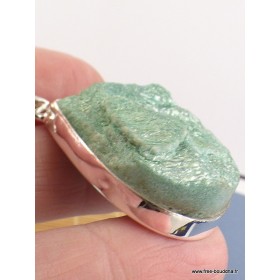 Pendentif Fuchsite brute forme goutte Pendentifs pierres naturelles RV8.2