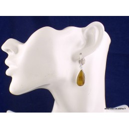 Boucles d'oreilles en Nellite forme goutte Bijoux en Nellite WL53