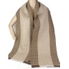 Echarpe pour homme beige café Echarpe pour Homme HOM1