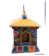 Moulins à prières temple en bois peint Moulins à Prières tibétains MAPT7