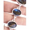 Bracelet argent Labradorite bleue cabochon Bracelets pierres naturelles WL55