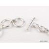 Bracelet argent Turquoise Pourpre cuivrée forme marquise Bracelets pierres naturelles LAM67.2