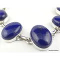 Bracelet argent Lapis Lazuli cabochon - Bracelets pierres naturelles