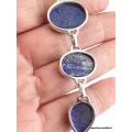 Bracelet argent Lapis Lazuli cabochon - Bracelets pierres naturelles