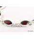 Bracelet Grenat facetté forme marquise Bracelets pierres naturelles WL55.19