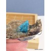 Grand pendentif Cristal de Cavansite sur roche-mère Pendentifs pierres naturelles WL65.1