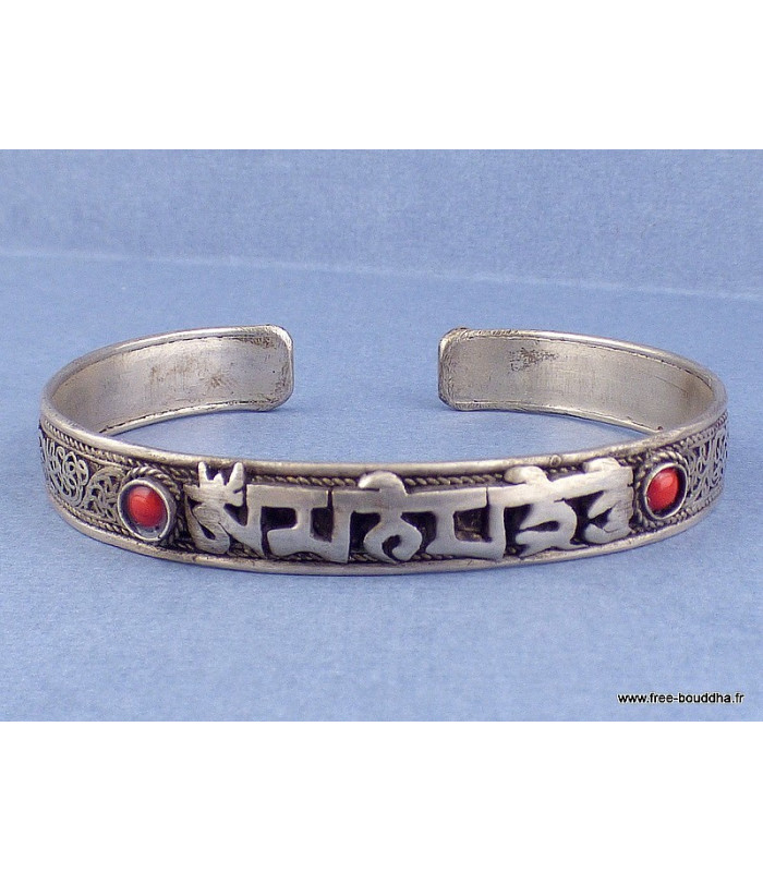 Bracelet tibétain fin filigrane Bracelets tibétains bouddhistes BRACT1