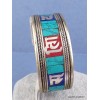 Bracelet bouddhiste Lapis lazuli et Turquoise Bracelets tibétains bouddhistes ref 50E
