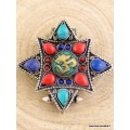 Bijou bouddhiste pendentif tibétain Ghau Bijoux tibetains bouddhistes AAPG10