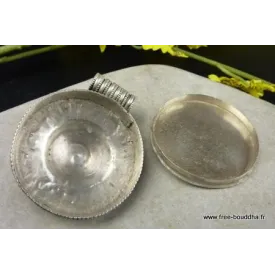 Pendentif bouddhiste ghau Kalachakra en Corail - Pendentifs tibétains bouddhistes