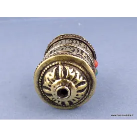 Pendentif tibétain Moulin à prières - Pendentifs tibétains bouddhistes