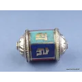 Pendentif tibétain Moulin à prières Chenrezi - Pendentifs tibétains bouddhistes