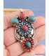 Pendentif tibétain style antique Pendentifs tibétains bouddhistes antic 1