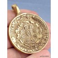 Pendentif tibétain bouddhiste en laiton Bijoux tibetains bouddhistes BHP41