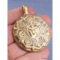 Pendentif tibétain bouddhiste en laiton Bijoux tibetains bouddhistes BHP41