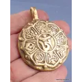 Pendentif tibétain bouddhiste en laiton - Pendentifs tibétains bouddhistes