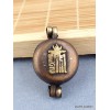 Pendentif tibétain Ghau double dorjé patiné bronze Bijoux tibetains bouddhistes 4094